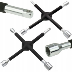 KLUCZ KRZYŻAKOWY KRZYŻOWY KRZYŻAK DO KÓŁ 17x19x21