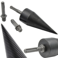 ŚWIDER DO ROZŁUPYWANIA DREWNA WIERTŁO STOŻKOWE 45