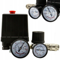 WYLACZNIK KOMPRESORA Z MANOMETREM -MARPOL