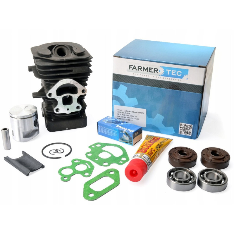 Cylinder 235+sili+6201+uszczelki+uszczelniacz+świe