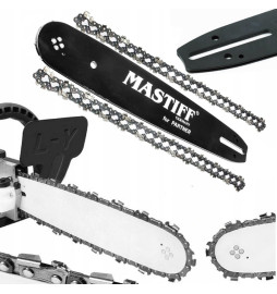 PROWADNICA 14 + DWA ŁANCUCHY 3/8" 1,3mm 52