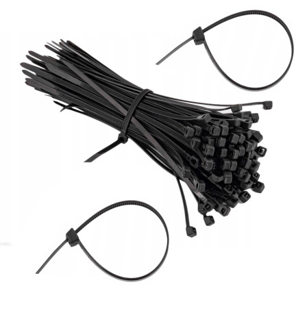 OPASKI ZACISKOWE NYLONOWE 400x4,8mm 100sz