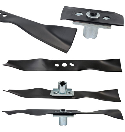 NÓŻ DO KOSIARKI NAC WR-480 WR6502 CASTORAMA 46cm + UCHWYT, ŚRUBA, PODKŁADKA