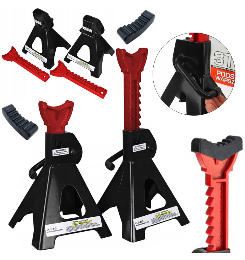 KOBYŁKI PODSTAWKI PODPORY SAMOCHODOWE 3T TONY 2szt