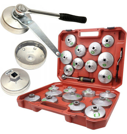 Zestaw kluczy do filtra oleju 23pcs