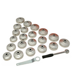 Zestaw kluczy do filtra oleju 23pcs