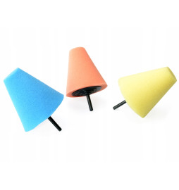 GĄBKI POLERSKIE STOŻKOWE 3...