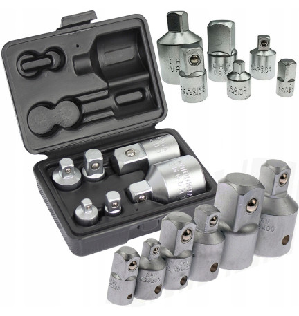 ADAPTERY REDUKCJE 6 SZT 1/4 3/8 1/2 3/4 UDAR