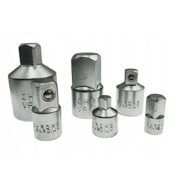 ADAPTERY REDUKCJE 6 SZT 1/4 3/8 1/2 3/4 UDAR