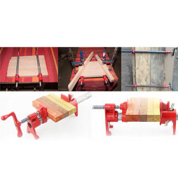 4-SZT ŚCISK STOLARSKI RUROWY BEZKOŃCOWY 3/4"