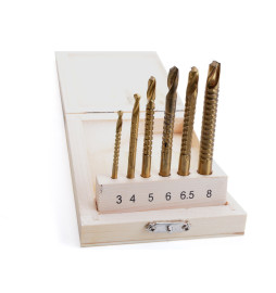 Wiertla frezujace 6pcs F200806