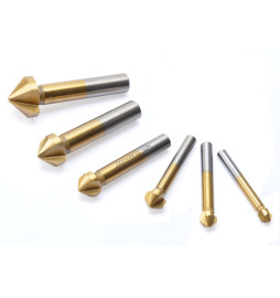 Zestaw frezów stożkowych 6pcs