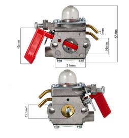 Gaźnik do kosy podkaszarki kosiarki HOMEELITE RYOBI UNIWERSALNY