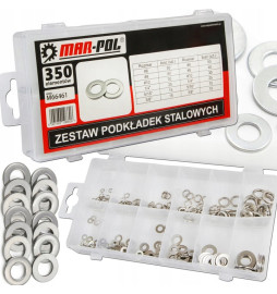 ZESTAW PODKLADEK STALOWYCH...