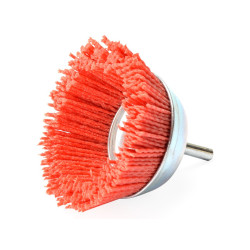 SZCZOTKA NYLON.NA WIERTARKĘ 75MM/T6MM