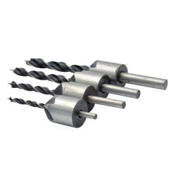 WIERTŁA DO DREWNA Z POGŁĘBIACZ 5 szt. 3-6mm FT3450