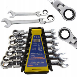 KLUCZE PŁ.-OCZK. ŁAMANE GRZECHOTKA 7SZT. 