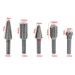 TARNIKI OBROTOWE DO DREWNA 5 szt. MF3505