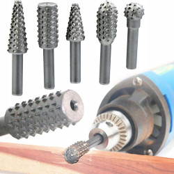 TARNIKI OBROTOWE DO DREWNA 5 szt. MF3505