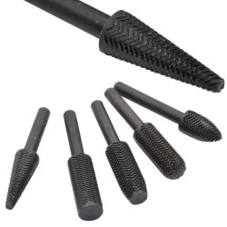 FREZY TRZPIENIOWE DO MIĘKKICH METALI 5szt. MF0105