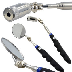 ZEST. LUSTERKO TELESK+CHWYTAK MAGNET. LED FT2402