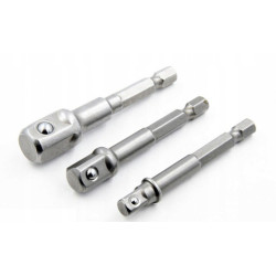 Redukcje do nasadek wkretarki 1/4" 3/8" 1/2"