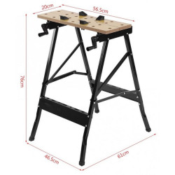 SKŁADANY STÓŁ WARSZTATOWY NARZĘDZIOWY ROBOCZY BLAT