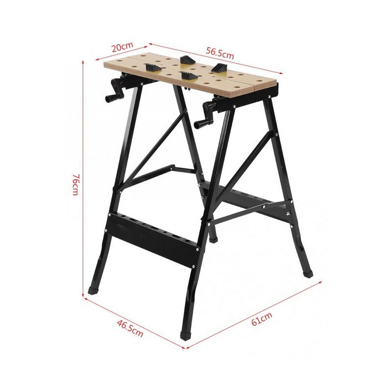 SKŁADANY STÓŁ WARSZTATOWY NARZĘDZIOWY ROBOCZY BLAT