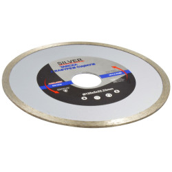 TARCZA DIAMENTOWA 125 22.2 SILVER GŁADKA GLAZURY