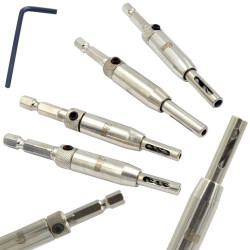 WIERTŁA SAMOCENTRUJĄCE DO ZAWIASÓW DREWNA HSS 4szt