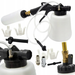 ZESTAW DO ODPOWIETRZANIA HAMULCÓW WYSYSARKA PŁYNU